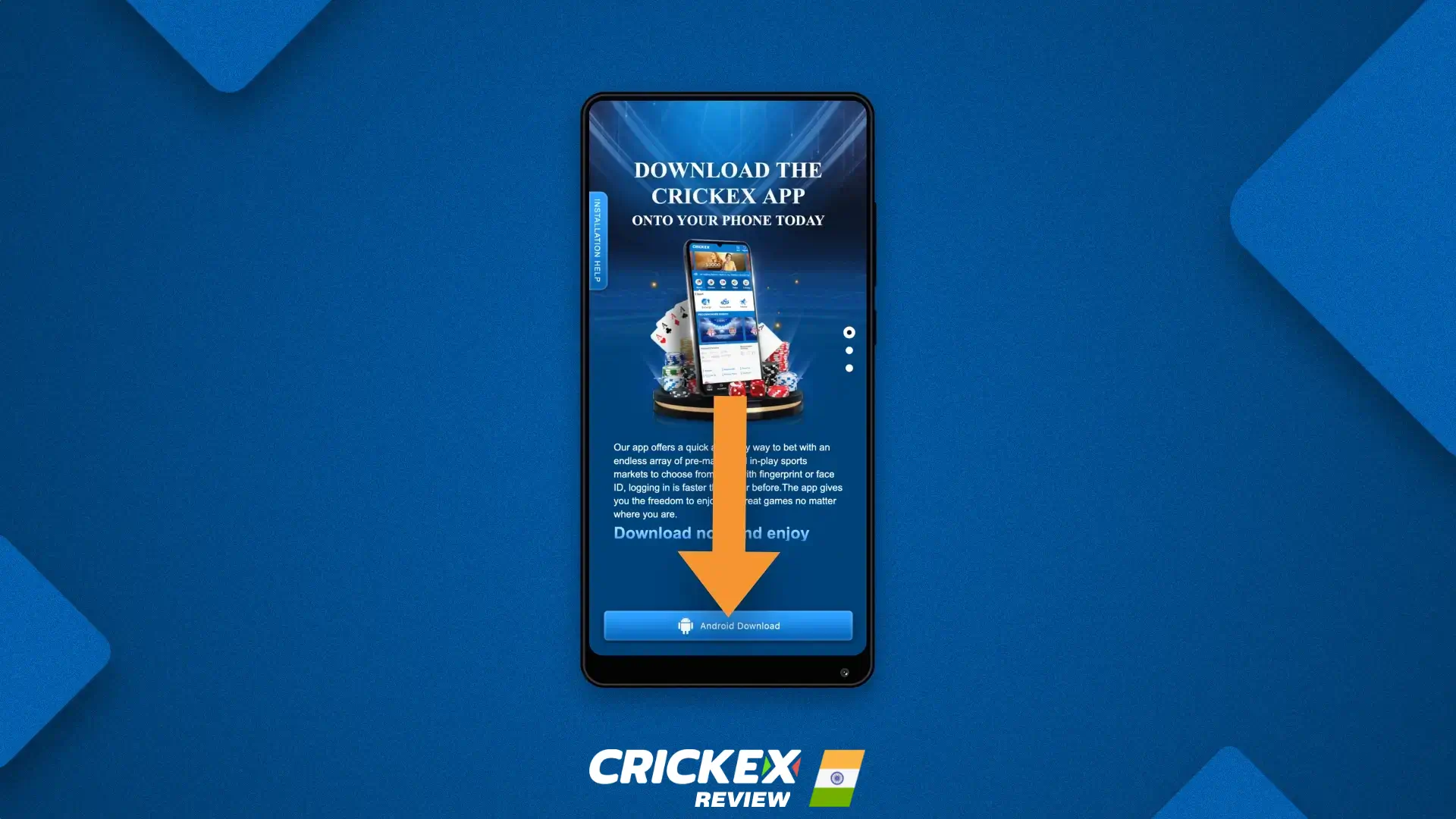 चलते-फिरते बेटिंग शुरू करने के लिए Crickex ऐप डाउनलोड करें