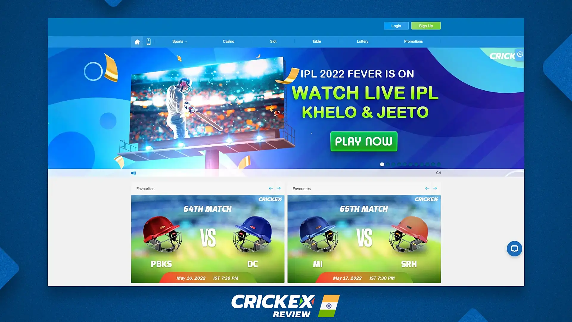 Basic information about the Crickex company in India